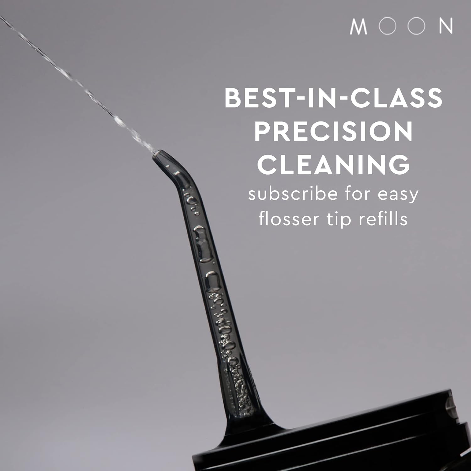 MOON Water Flosser for Teeth Cleaning and Gum Health, Cordless and Rechargeable with Two Irrigator Tank Sizes for Easy Travel, Co-Created with Odell Beckham Jr. : Health & Household