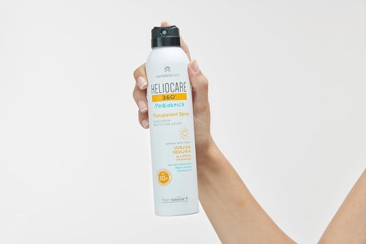 Heliocare 360º Pediatrics Transparent Spray Spf 50+ Solar Spray For Children, Easy Application And Absorption, Effective On Wet Skin, Hypoallergenic, White - 200 Ml