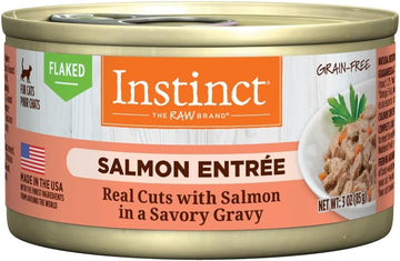 Instinct Flaked Salmon Entrée Wet Cat Food - 3 Ounces, 24 Pack