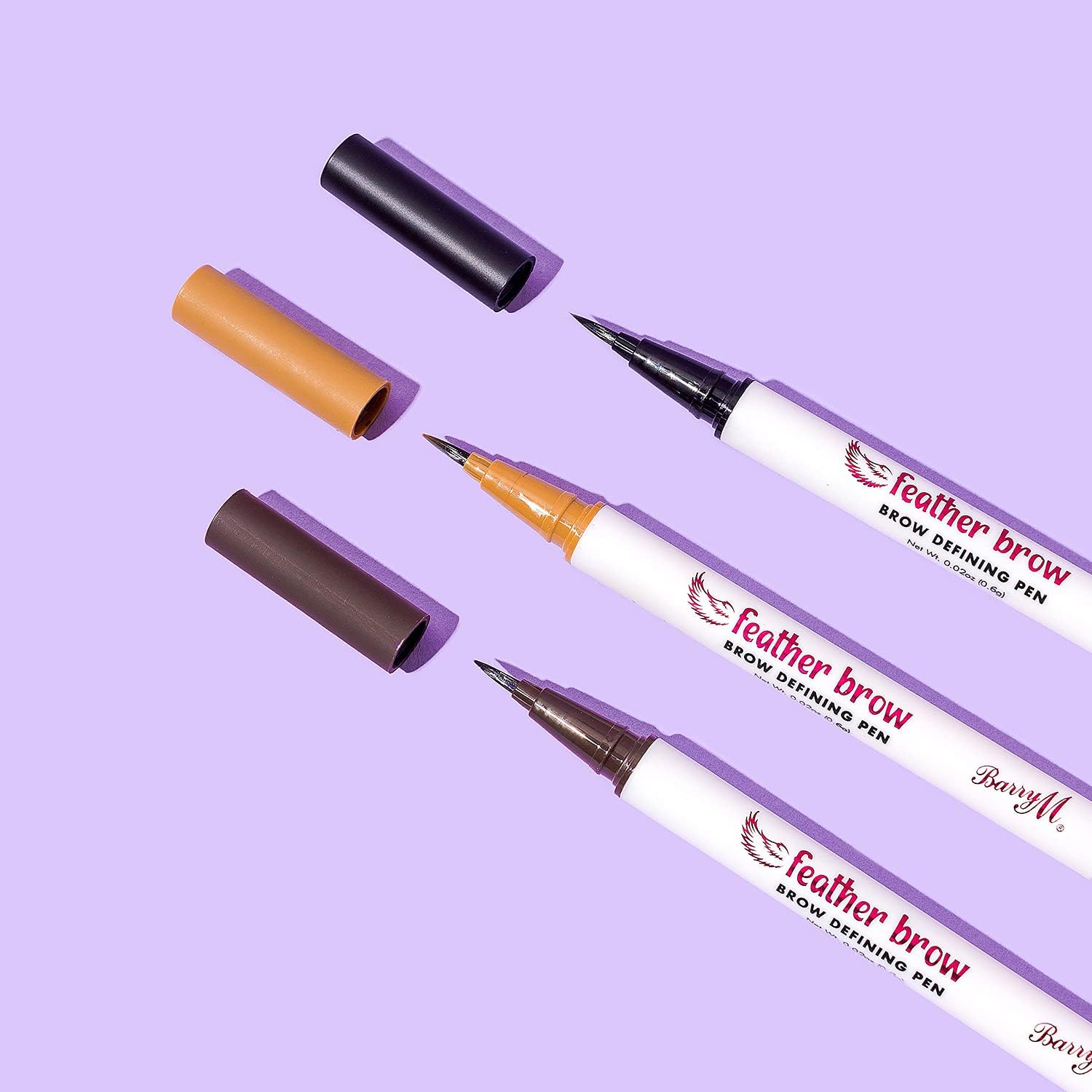 Barry M Cosmetics Feather Natural Eyebrow Defining Pen/Pencil, Shade Dark : Amazon.co.uk: Beauty