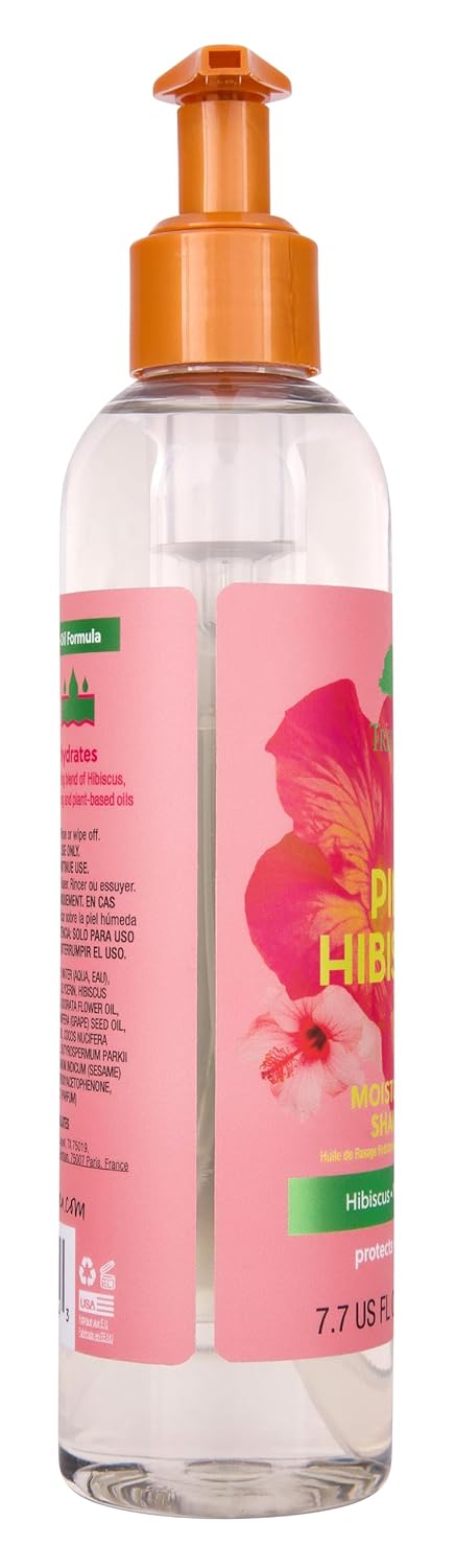 Tree Hut Pink Hibiscus Moisturizing & Hydrating Bare Shave Oil, 7.7 Fl Oz, Gel-To-Oil Formula, Ultra Hydrating Barrier For A Close, Smooth Shave, For All Skin Types