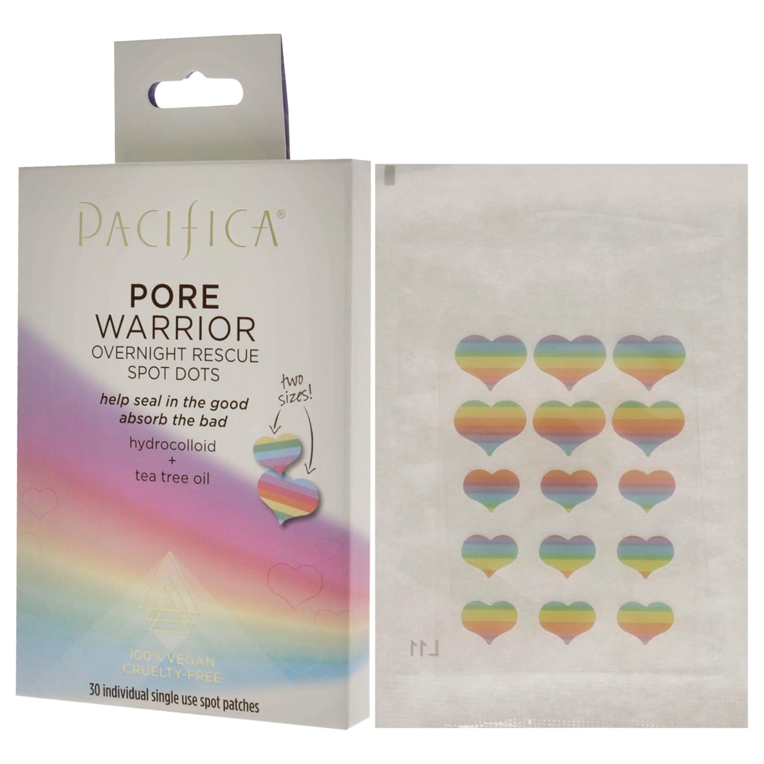 Pacifica Pore Warrior Overnight Rescue Spot Dots Dots Women 30 Pc : Beauty & Personal Care