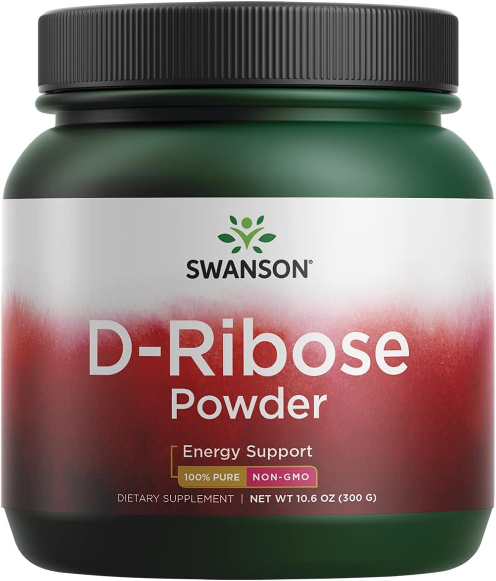 Swanson 100% Pure Ribose Powder 10.6 Ounce (300 g) Pwdr