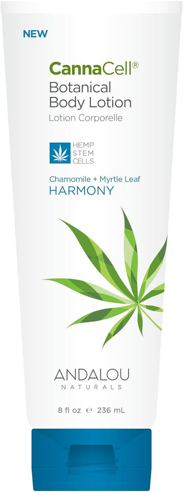 Andalou Naturals Cannacell Body Lotion, Harmony, 8 Ounce