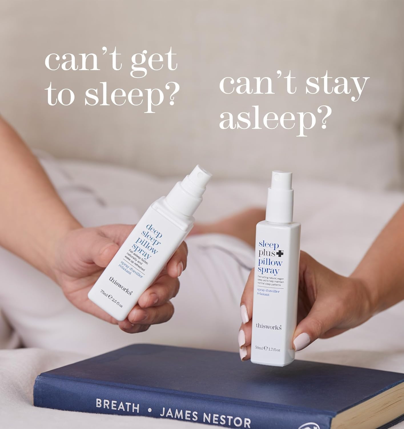This Works Sleep Plus Pillow Spray, 50 Ml - Motion-Activated Sleep Spray Infused With Lavender, Camomile And Vetivert - Science-Backed Pillow Spray Designed To Aid Restless Sleepers : Health & Household