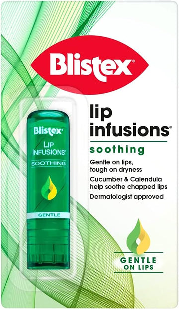 Blistex Lip Infusions Restore Lip Balm, With Coconut Oil And Natural Beeswax, Multipack Of 12