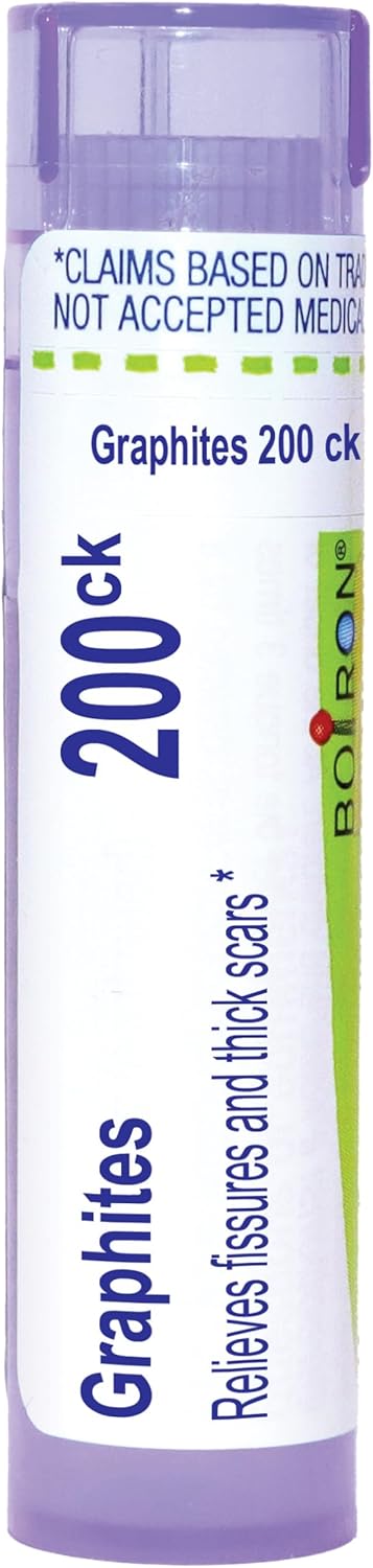 Boiron Graphites 200Ck Homeopathic Medicine For Fissures & Thick Scars - 80 Pellets