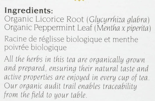 Celebration Herbals Organic Tea Licorice Peppermint, 24 Ct