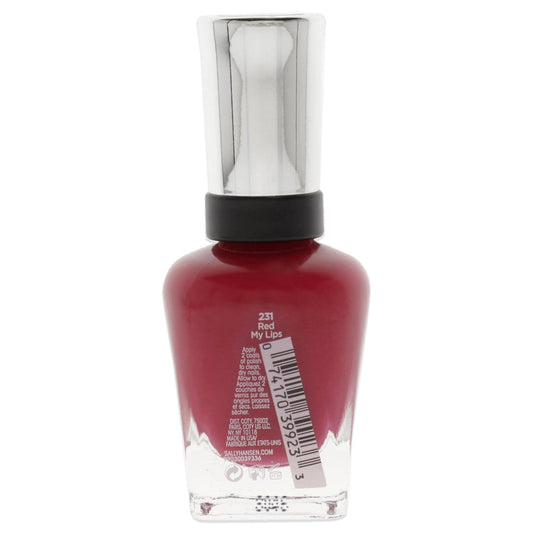 Sally Hansen Complete Salon Manicure Nail Polish, Red My Lips, 0.5 Fluid Ounce : Nail Polish : Beauty & Personal Care