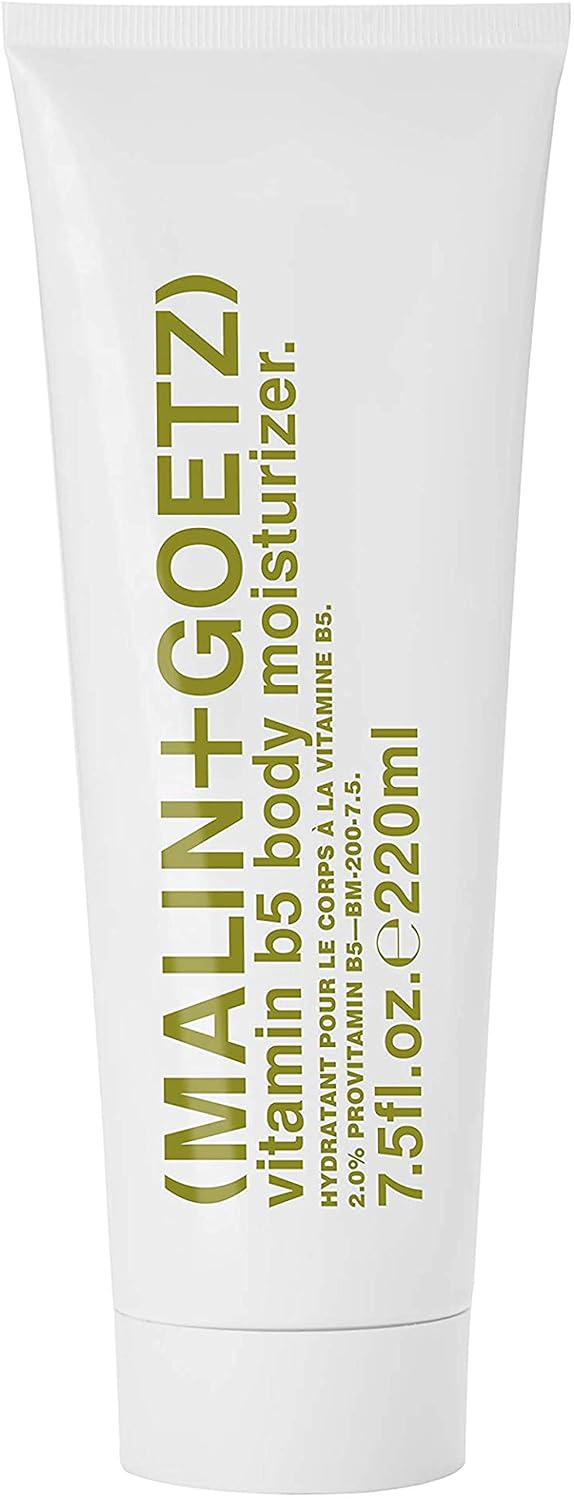 Malin + Goetz Vitamin B5 Body Moisturizer, 7.5 Fl. Oz. - Moisturizing Body Cream For Men & Women, Hydrating Hand & Body Lotion, All Skin Types, Vegan & Cruelty Free