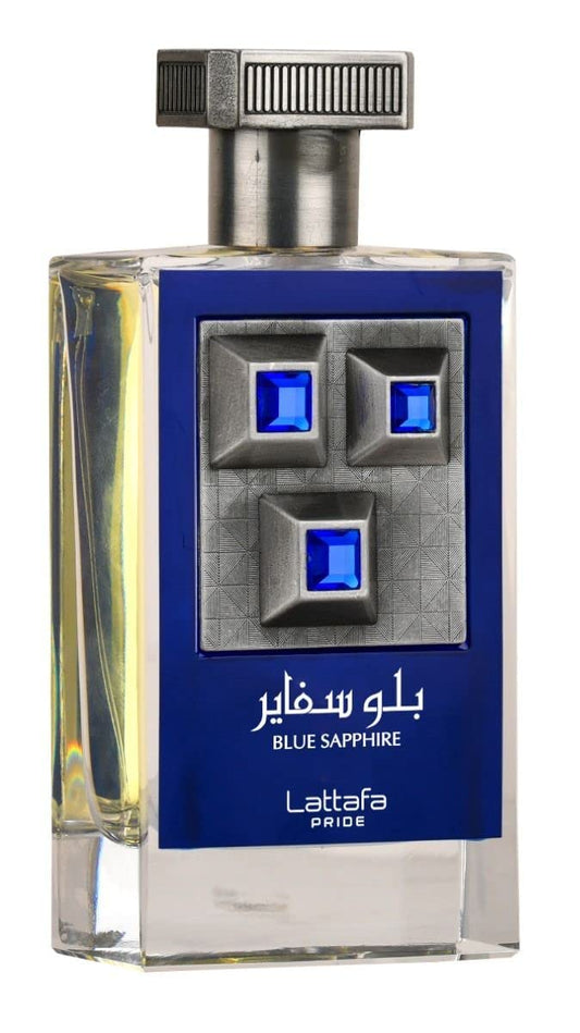 Lattafa Blue Sapphire Eau De Parfum Spray For Unisex, 3.4 Ounce : Beauty & Personal Care