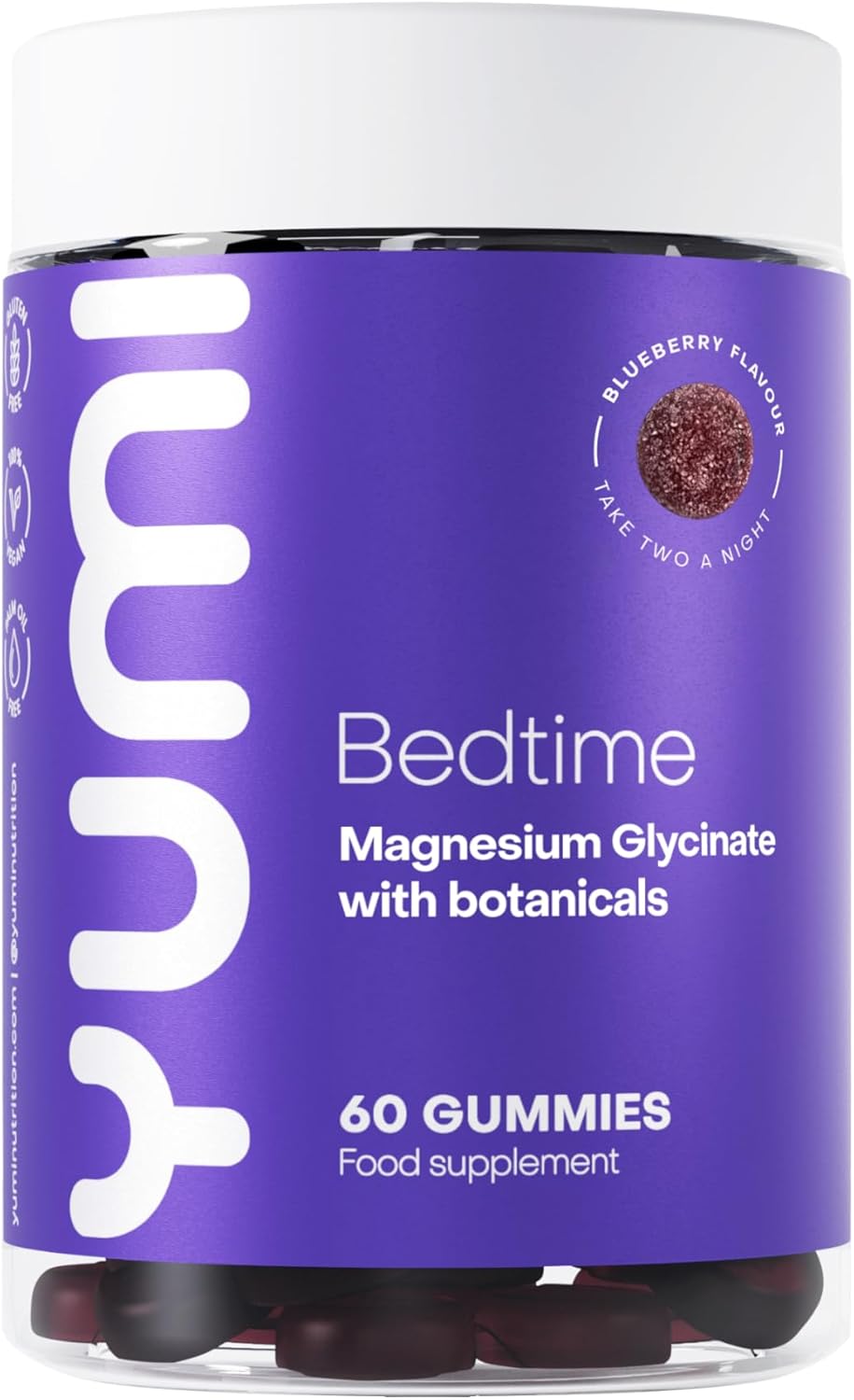 Premium 5-Htp Bedtime Gummies - 100Mg Per Serving | Non-Gmo, Gluten-Free, Vegan-Friendly | Passion Fruit Flavor | 60 Gummies