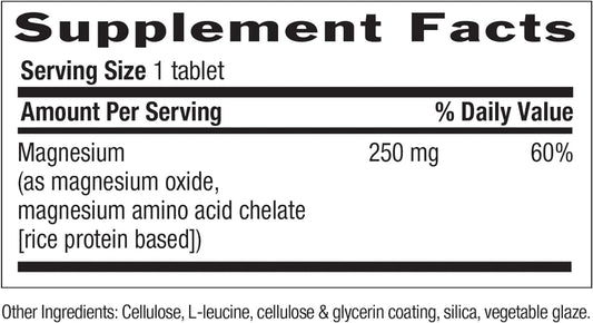 Country Life, Chelated Magnesium 250mg, Supports Bone and Immune Health, Daily Supplement
