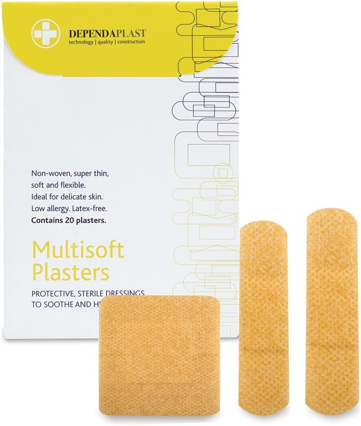 Reliance Medical Dependaplast REL522 Multisoft Plaster, Assorted (Pack of 20) : Amazon.co.uk: Health & Personal Care