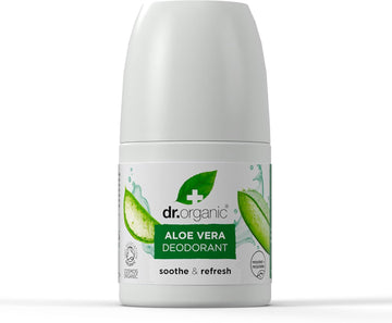 Dr Organic, Organic Virgin Coconut Oil Deodorant, Natural, Vegan, Cruelty Free, Paraben & Sls Free, Aluminium Free, For Women & Men, 50Ml (Pack Of 2)