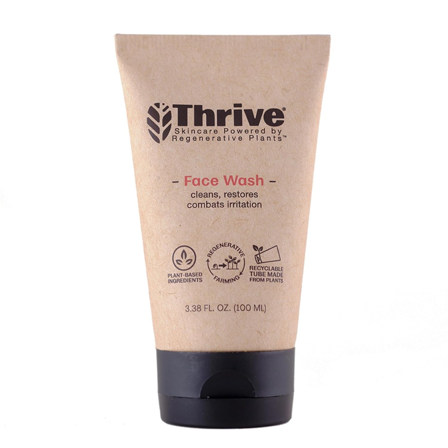 Thrive Natural Care Face Wash Gel - Daily Facial Cleanser - Gently Cleanses Face Without Over Drying - Vegan