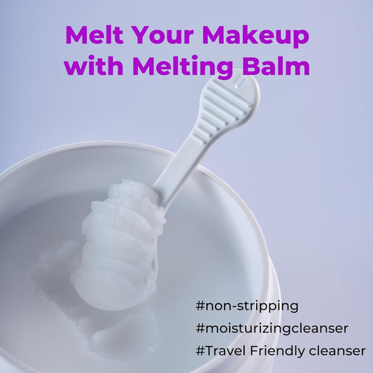 Grafen Cleansing Balm Makeup Remover Dermabiome - Korean Makeup Remover Balm Melt Down At Body Heat, Deep Pore Cleansing & Sebum Control, Hydrated Cleansing, One-Touch Cap & Spatula Included