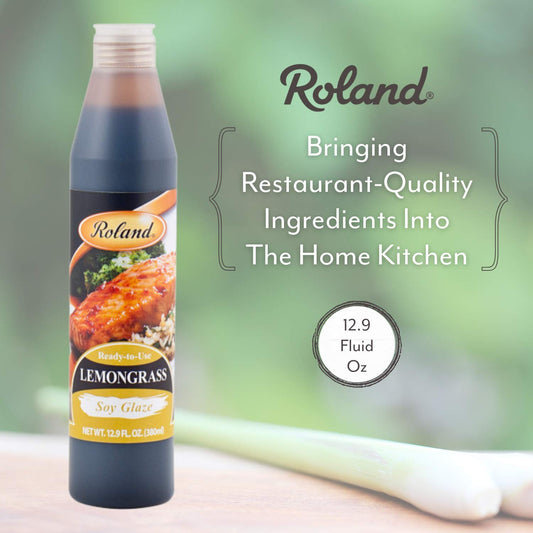 Roland Foods Lemongrass Soy Glaze, Specialty Imported Food, 12.9-Ounce Bottle