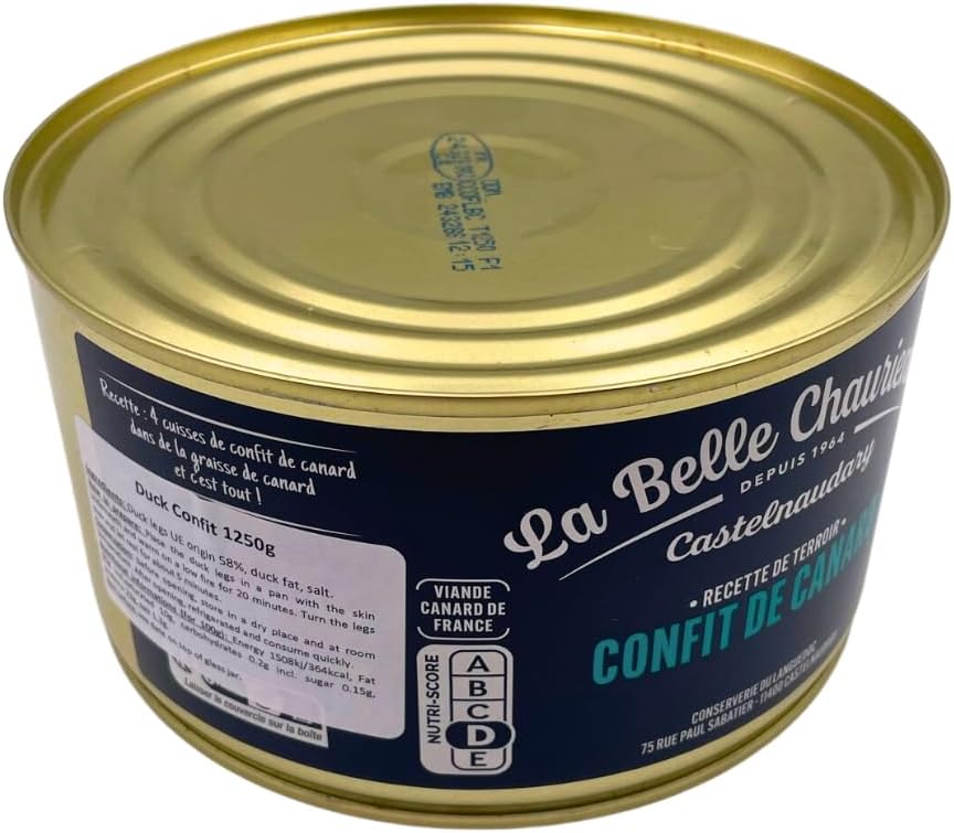 La Belle Chaurienne Confit Duck Legs 1250G X 6