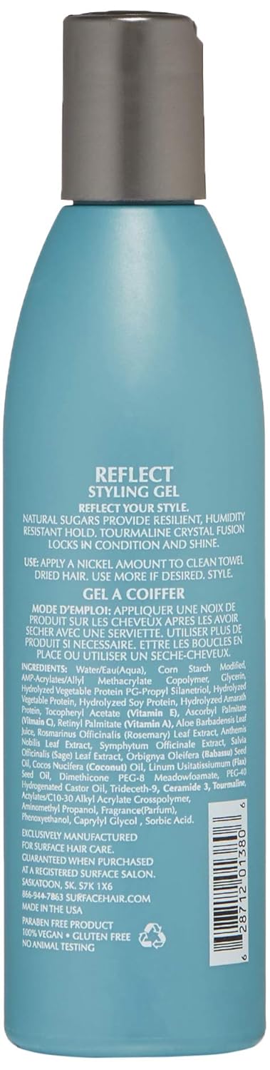 Surface Hair Reflect Styling Gel, Humidity Resistant Control and Resilient Shine, 8 oz. : Beauty & Personal Care