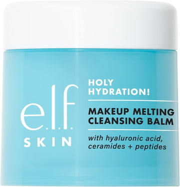 E.L.F. Skin Holy Hydration! Makeup Melting Cleansing Balm Jumbo, Face Cleanser & Makeup Remover, Infused With Hyaluronic Acid To Hydrate Skin, 100G