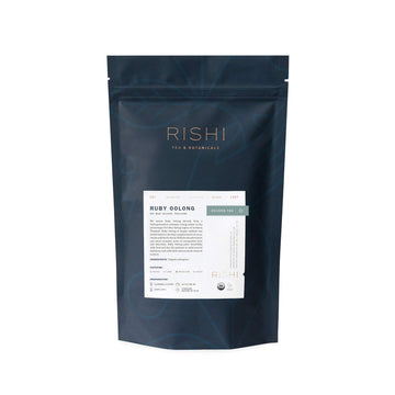 Rishi Tea Ruby Oolong Tea - Organic Loose Leaf Tea, Caffeinated Slow Baked Ball Rolled Oolong, Ideal For Hot Or Iced Tea - 8.81 Ounces, 27+ Servings