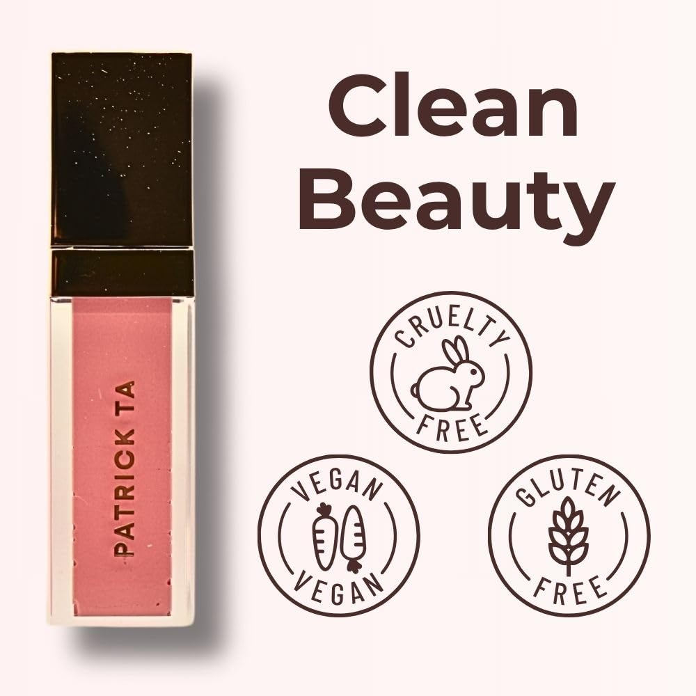 Patrick Ta Major Volume Plumping Lip Gloss - Obviously (Rich Toffee) 0.3 Oz / 9 Ml : Beauty & Personal Care