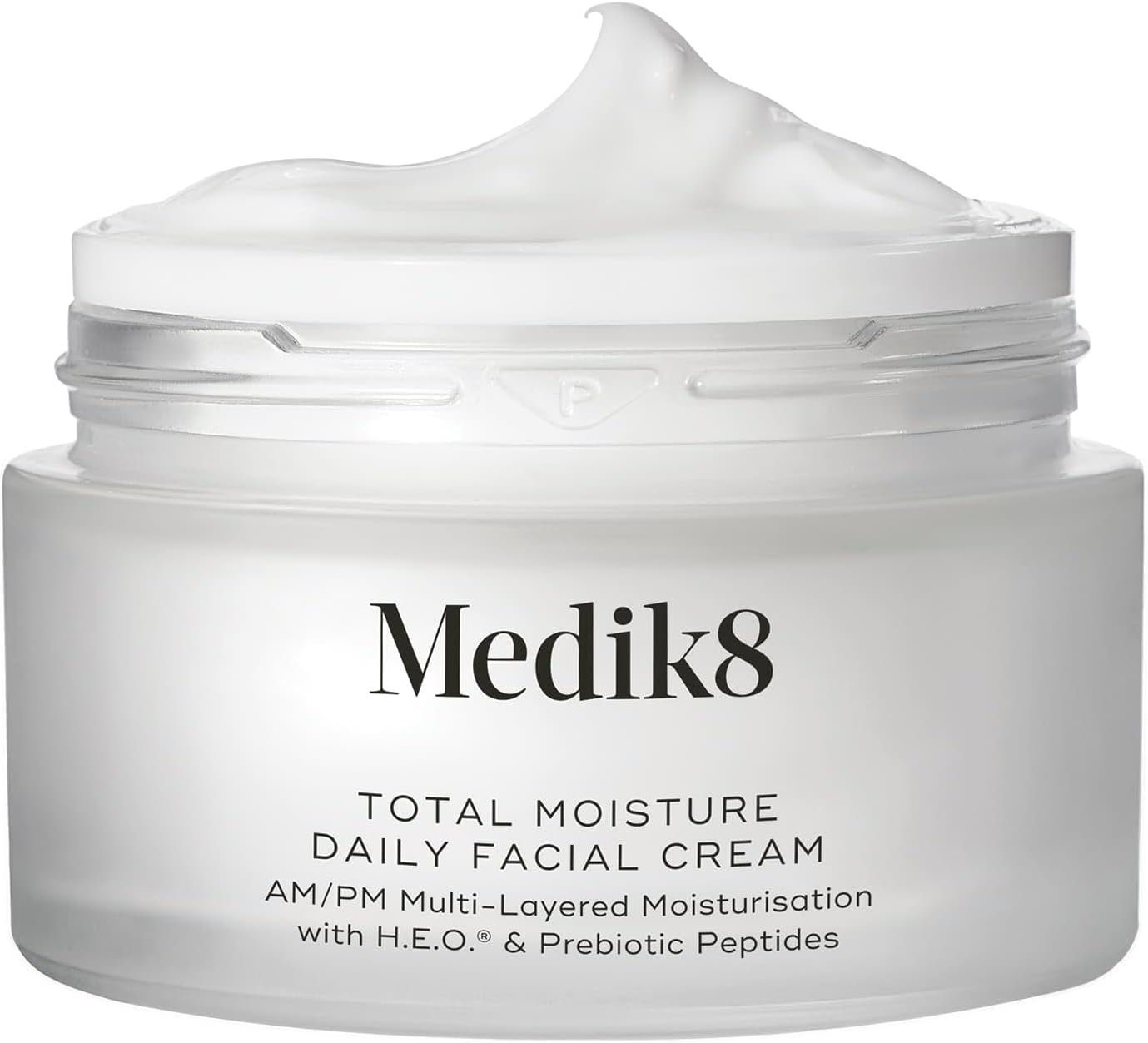 Medik8 Total Moisture Daily Facial Cream Refill Pod Hyaluronic Acid Moisturiser, Day And Night Face Cream, Clinically Proven Instant & Lasting Moisturisation - Fragrance Free - 50 Ml