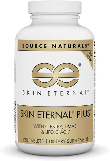 Source Naturals Skin Eternal Plus, With C Ester, Dmae, & Lipoic Acid - 120 Tablets