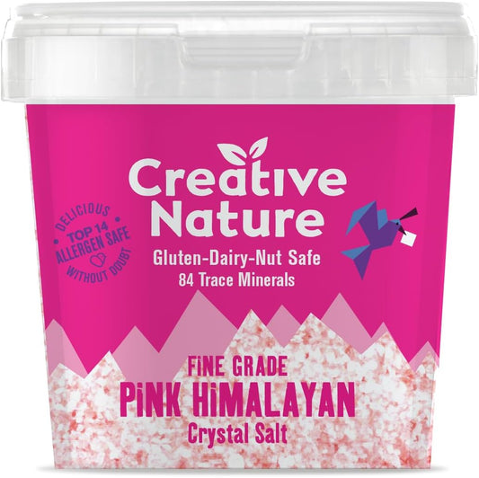 Creative Nature Himalayan Fine Salt 300g | Pink Himalayan Crystal Salt | Sea Salt | Ideal for Cooking | Table Salt | Organic Rock Salt | Rich in Essential Minerals : Amazon.co.uk: Grocery