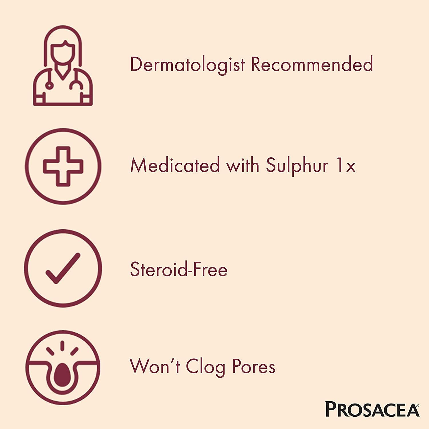 Prosacea Rosacea Treatment Gel, 0.75 Ounce By Psoriasin : Health & Household