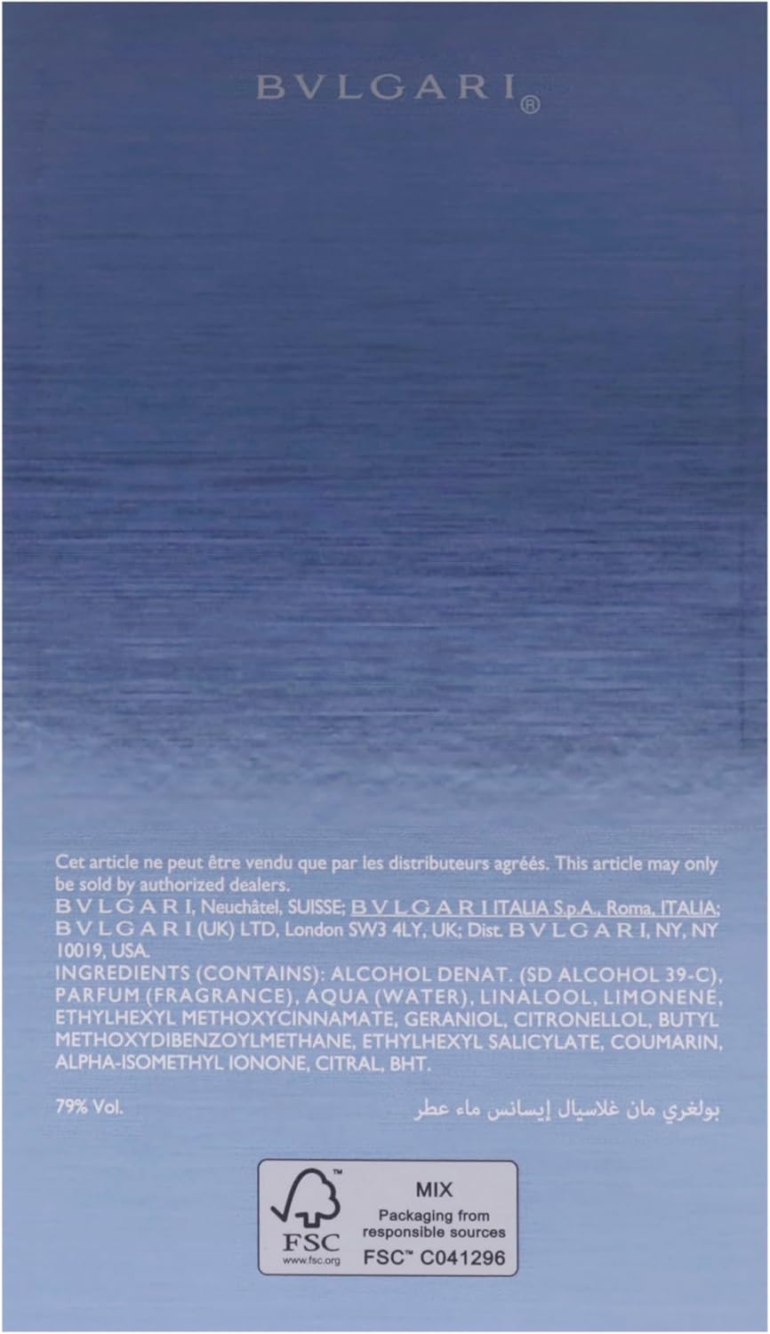 Bulgari Man Glacial Ess Edp V 60Ml