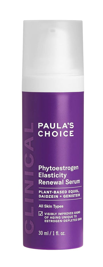 Paula’S Choice Clinical Phytoestrogen Elasticity Renewal Face Serum, Restores Loose, Thinning & Crepey-Looking Skin Due To Estrogen Loss, Fragrance-Free & Cruelty-Free, 1 Fl Oz