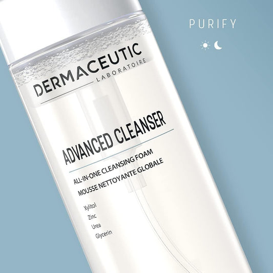 Dermaceutic Advanced Cleanser - Expert Cleansing Foam For Effective Make-Up And Sebum Removal - Soft Face Wash - 150Ml