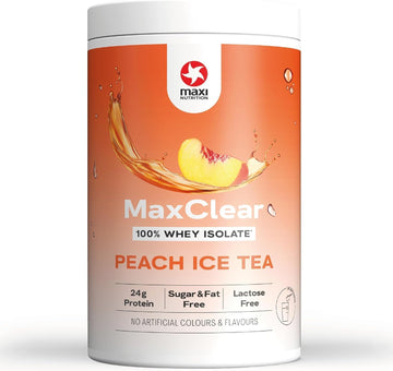 Maxinutrition, Maxclear, Clear Whey Lemon Ice Tea, 100% Whey Protein Isolate, 420G, With 24G Protein Per Serving, Refreshing, Low In Calories, Without Artificial Flavors