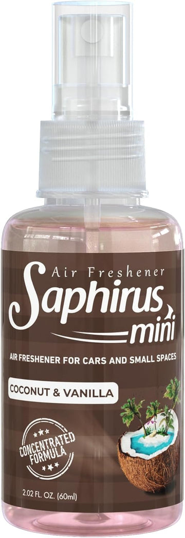 Home Spray Air Freshener Mini, Fragrance for Office, Car, Bathroom, Multiroom -Coconut Vanilla, 2.02 Oz (Pack of 1)