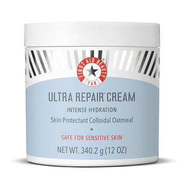 First Aid Beauty Ultra Repair Cream Intense Hydration Moisturizer For Face And Body - 12 Oz