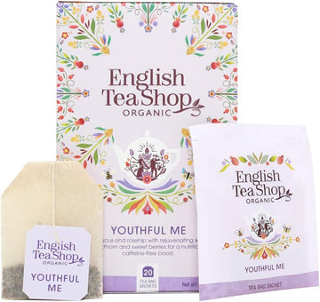 English Tea Shop Organic Youthful Me - 20 Paper Tea Bag Sachets