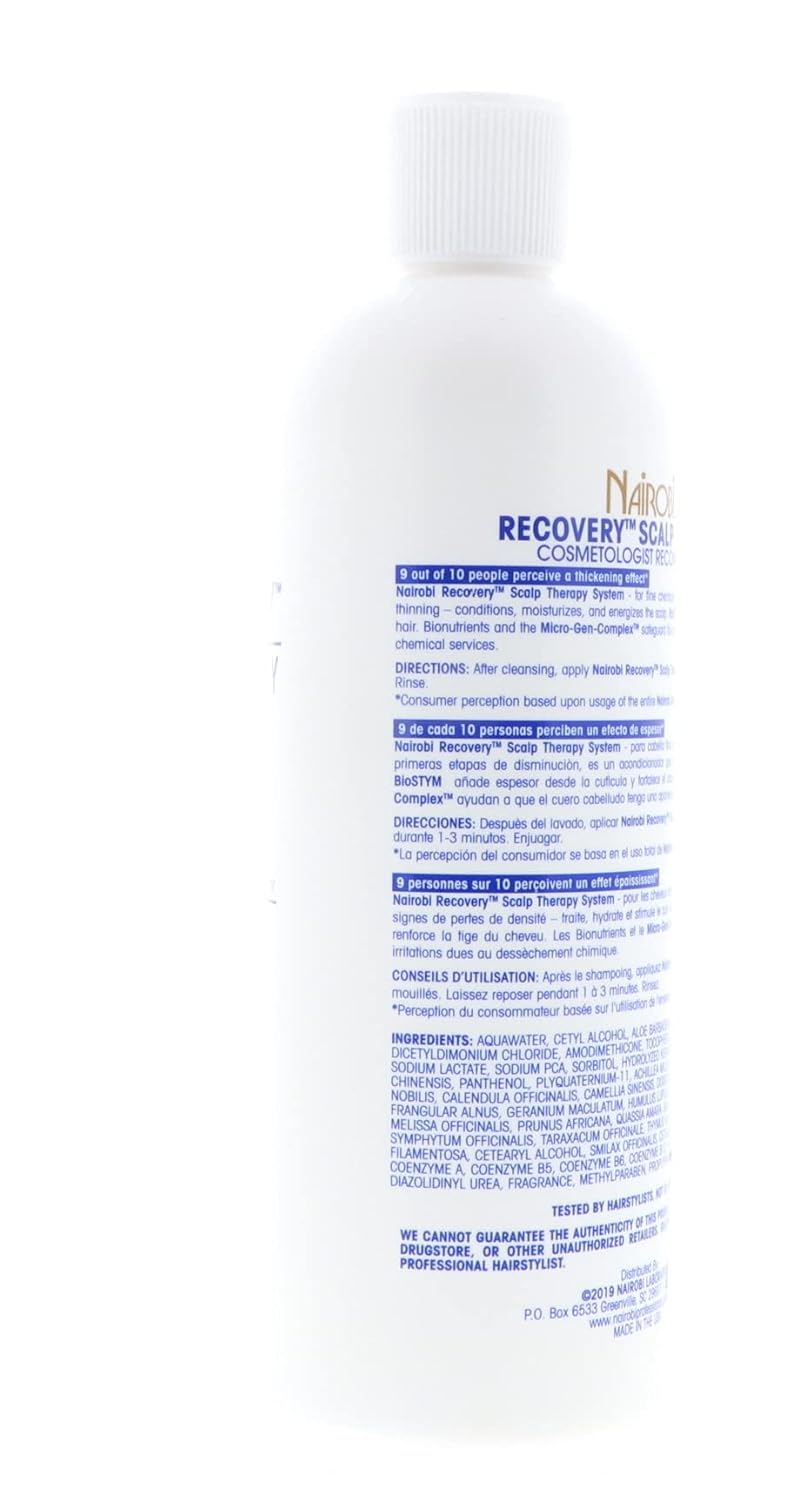 Nairobi Recovery Scalp Therapy For Fine Or Thinning Hair (16 Oz.) : Beauty & Personal Care
