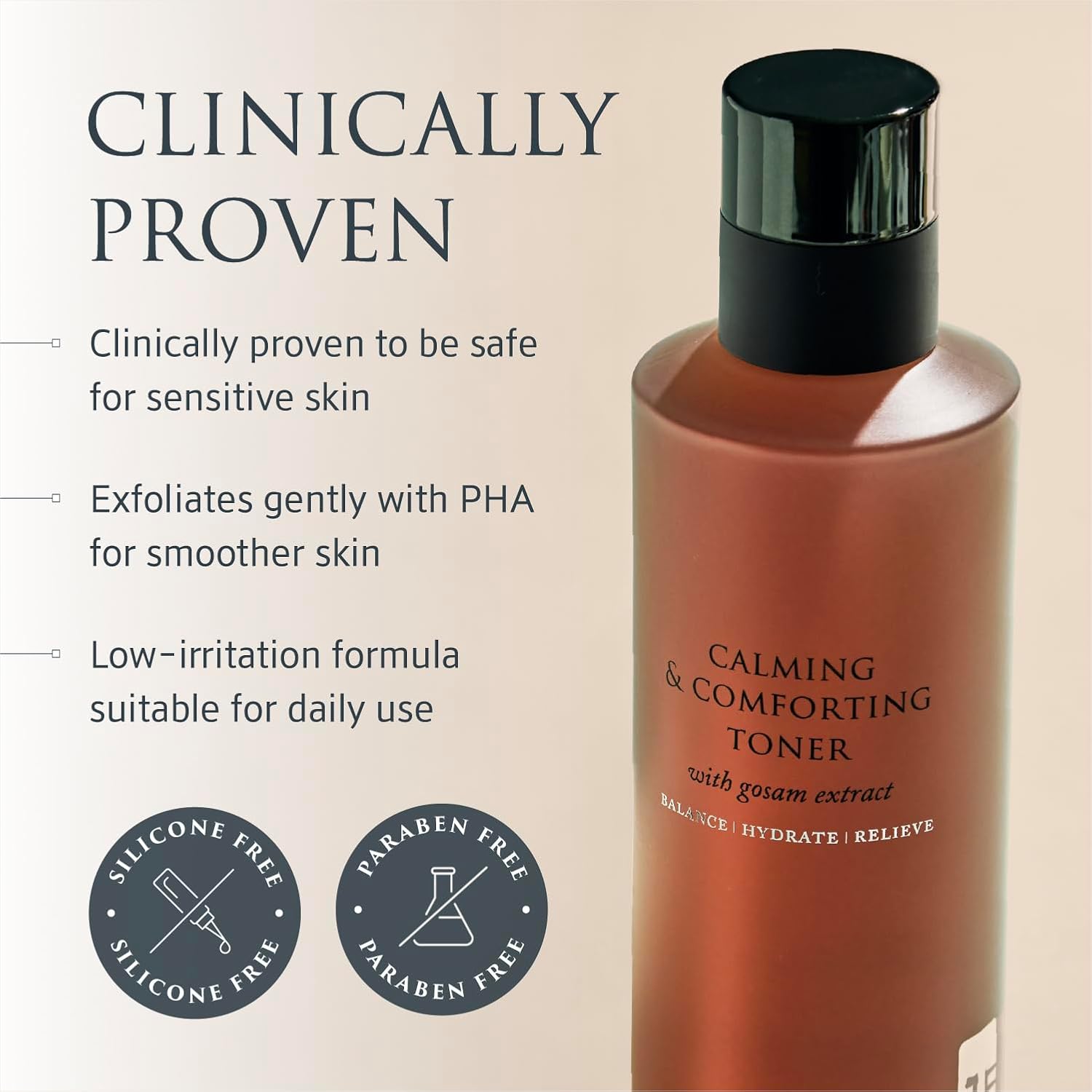 Yunjac Yunjac Calming & Comforting Toner (5.07 Fl Oz) - Low Irritation Toner For Sensitive Skin. Instant Cooling Solution With Pha For Smoother Skin. For Daily Use. : Beauty & Personal Care