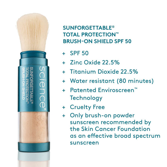 Colorescience Brush-On Sunscreen Mineral Powder For Sensitive Skin, Fair 1 Count (Pack Of 1)