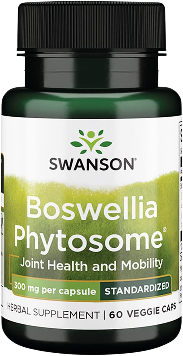 Swanson Standardized Boswellia Phytosome 300 Milligrams 60 Veg Capsules