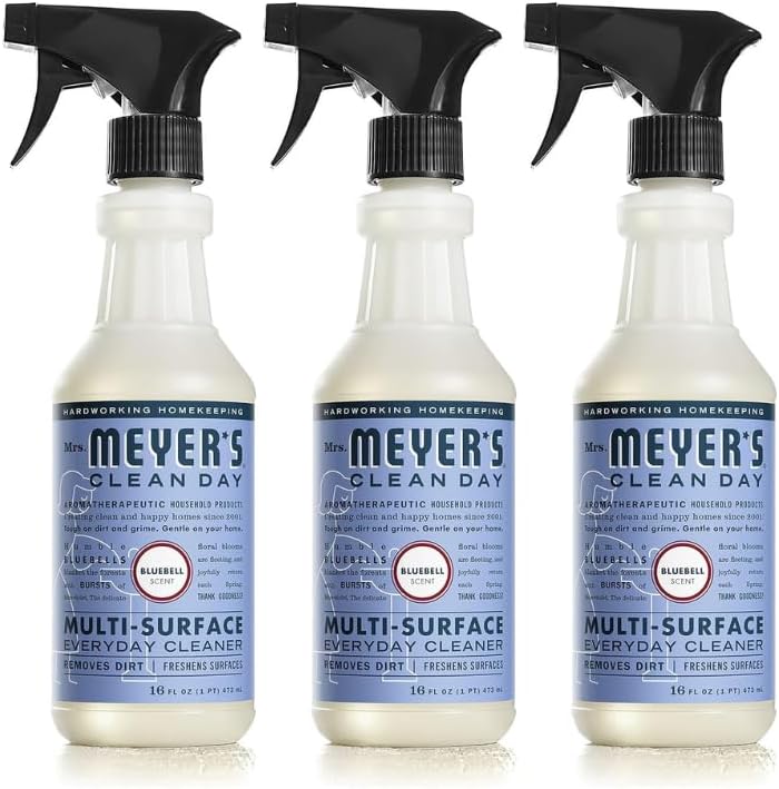 Mrs. Meyer'S All-Purpose Cleaner Spray, Bluebell, 16 Fl. Oz - Pack Of 3