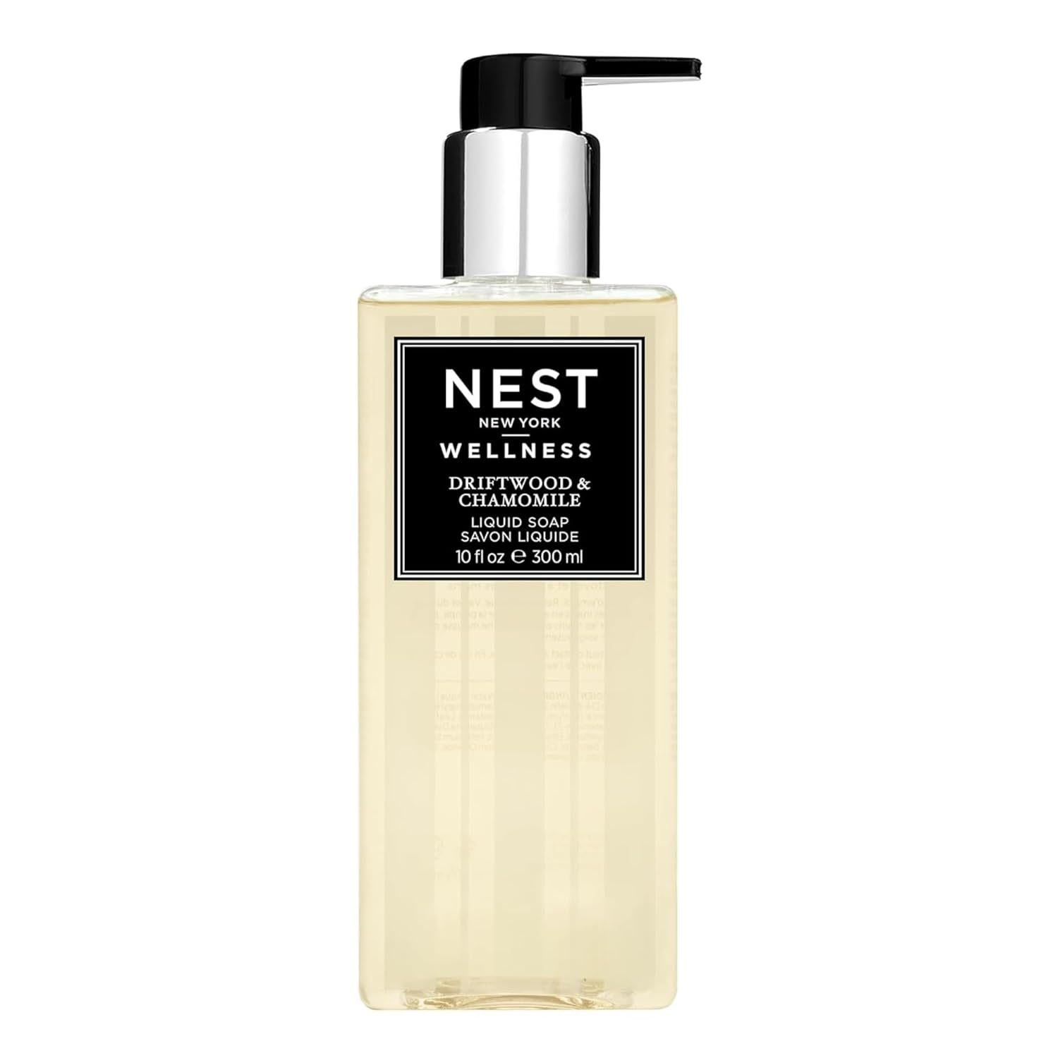 Nest New York Liquid Soap, Wild Mint & Eucalyptus - 10 Fl Oz - Cleanses & Nourishes Skin - Approx. 300 Pumps Per Bottle - Gluten Free & Cruelty Free