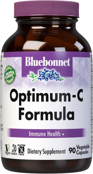 BlueBonnet Optimum C Formula Vegetable Capsules, 90 Count