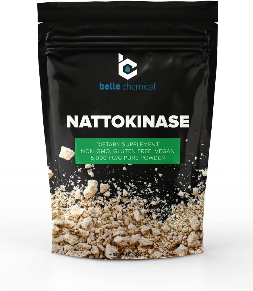 Pure Organic Nattokinase Powder - Non-Gmo, Gluten Free, Vegan Bulk (100 Grams)