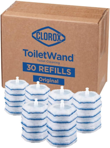 Clorox Toiletwand Disinfecting Refills, Disposable Wand Heads - 30 Count (Package May Vary)