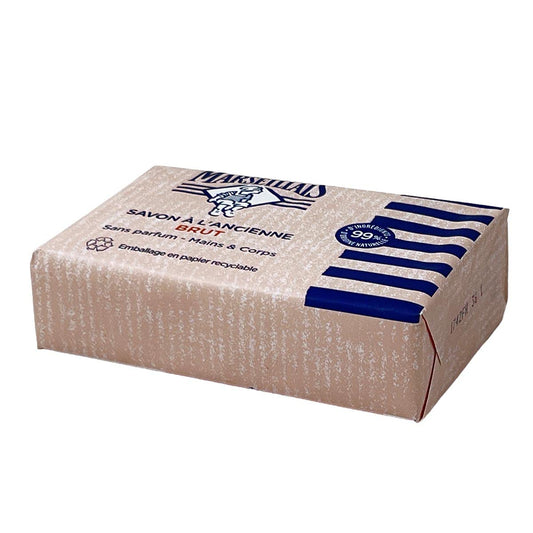 Le Petit Marseillais Savon Brut - French Marseille Soap Bar Unscented 10.5 Oz By Le Petit Marseillais