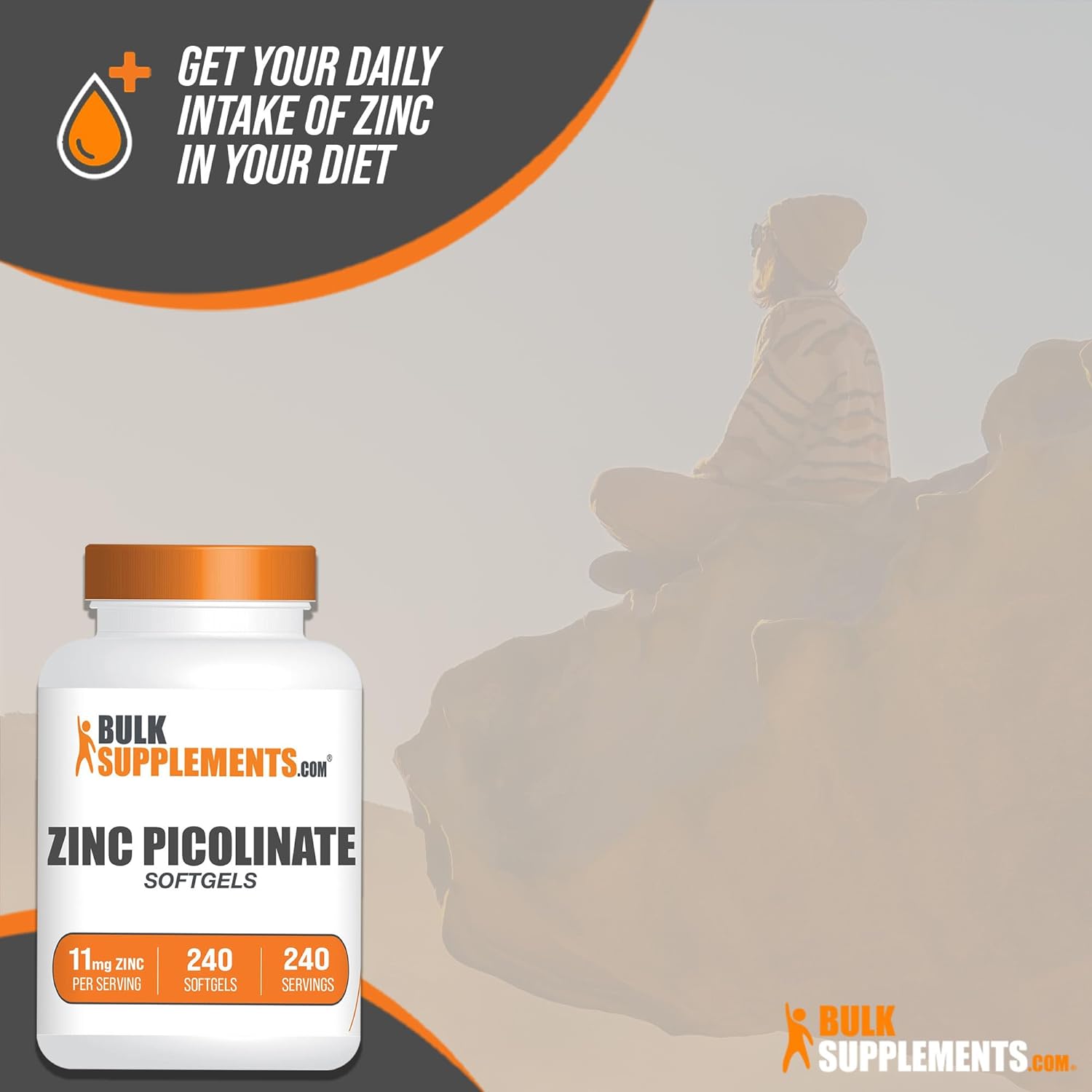 BulkSupplements.com Zinc Picolinate Softgels - Zinc Supplements, Zinc 