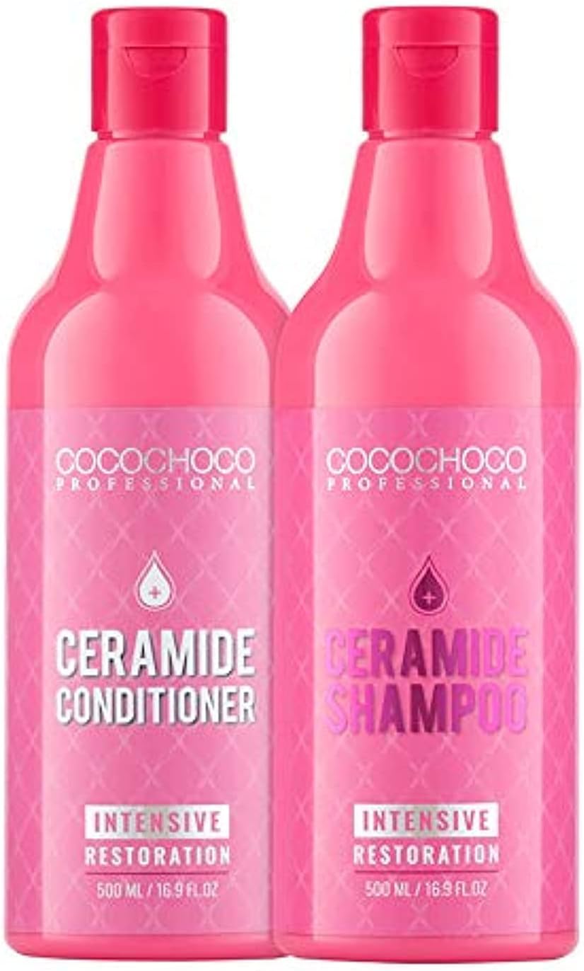Cocochoco Ceramide Intensive Restoration Shampoo 500 Ml And Conditioner 500 Ml